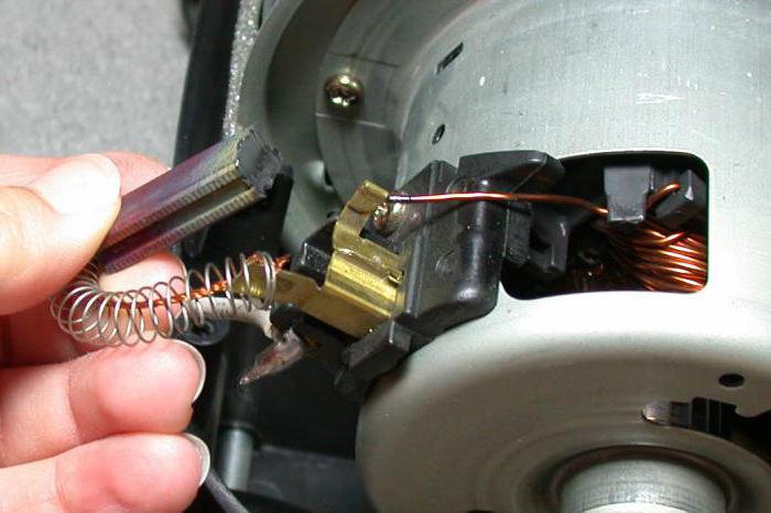 Процес заміни щіток